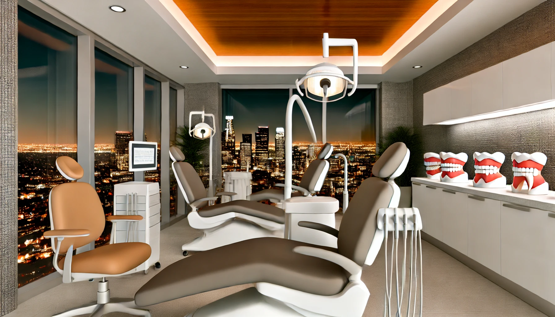 Hollywood same day implants clinic with modern dental equipment